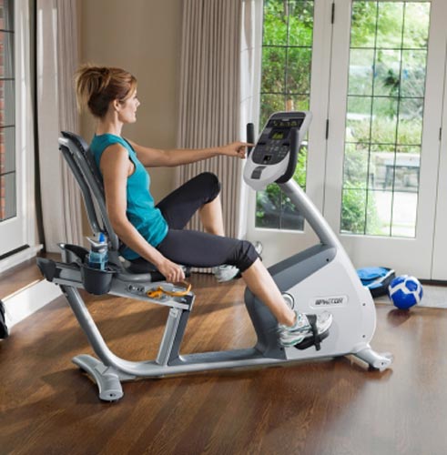 recumbent bike precor